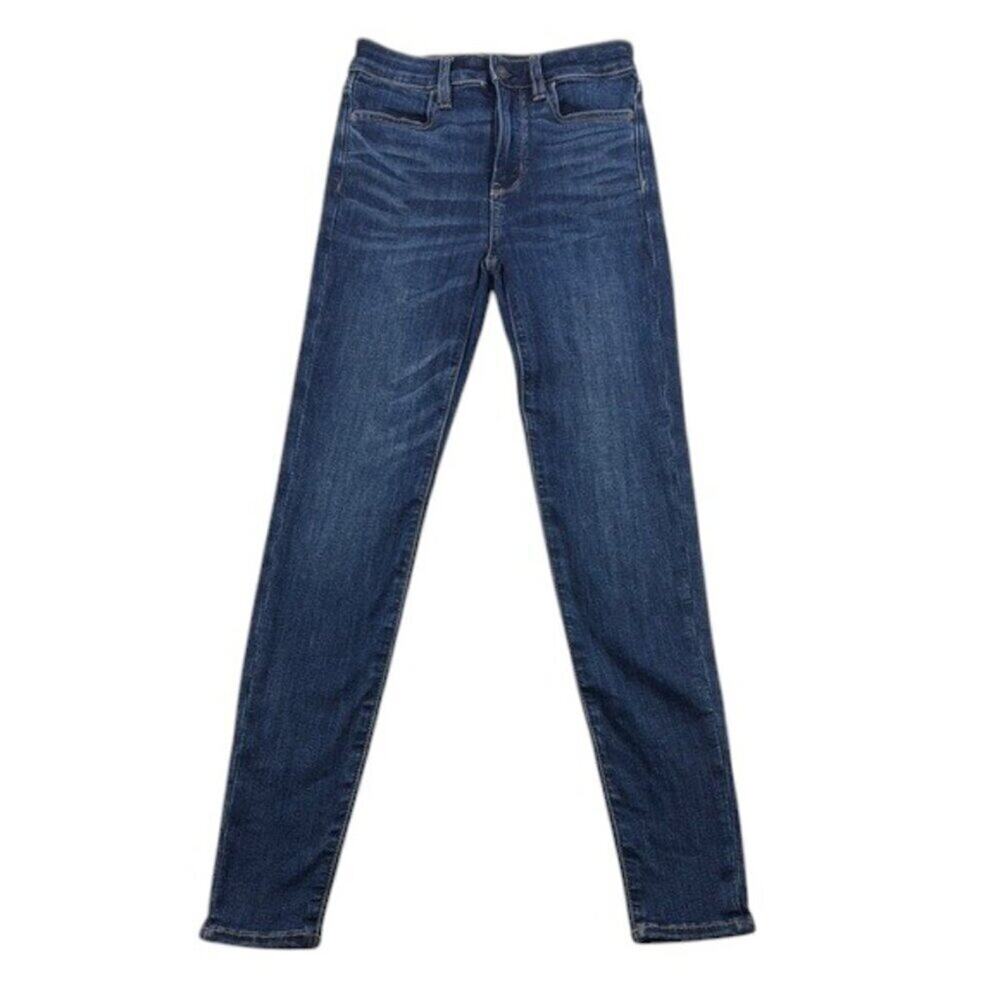 American Eagle High Rise Skinny Jeans Jegging Size 00